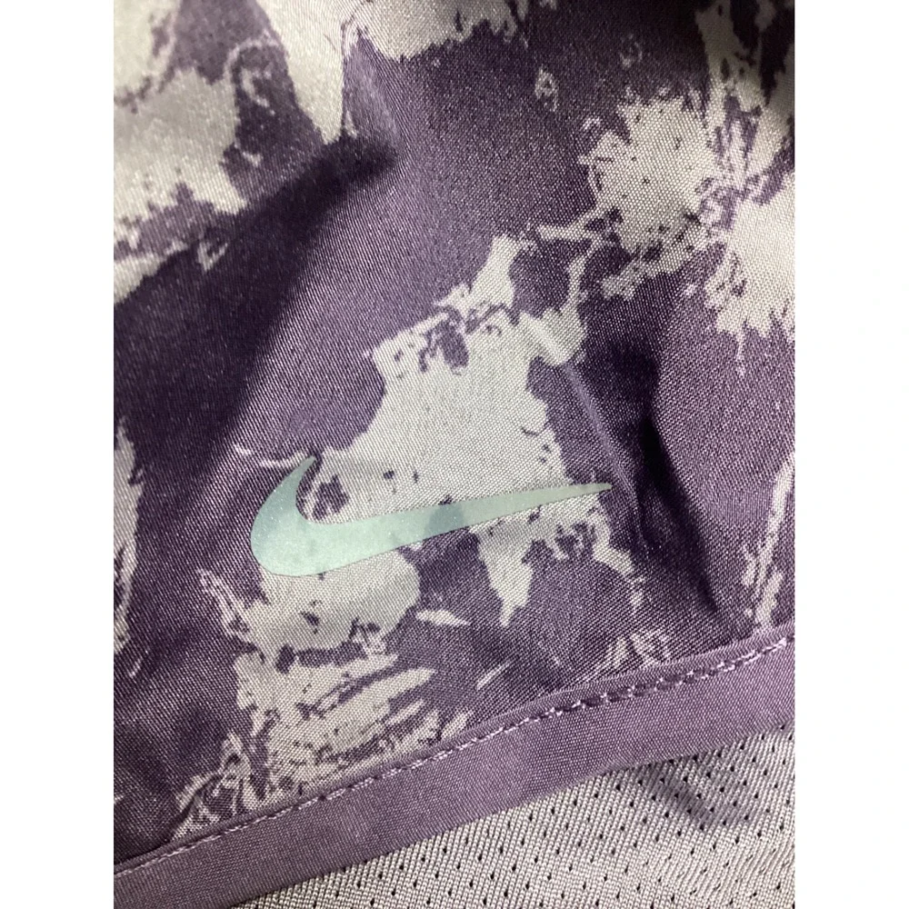 Nike Womens Dri-FIT Running‎ Shorts Purple Abstract Print FZ3482-509 XS NEW